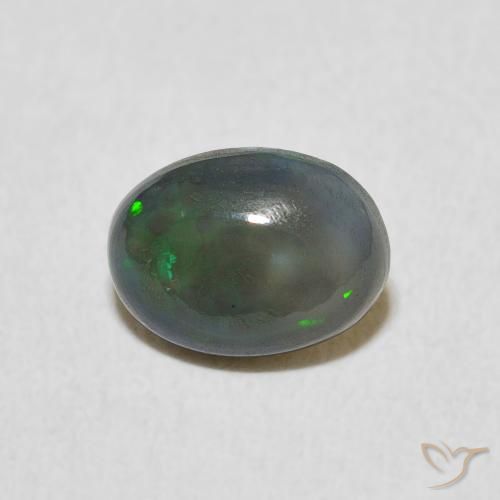 0.89ct Natural Multicolor Ópalo, Ovalada, Opaco