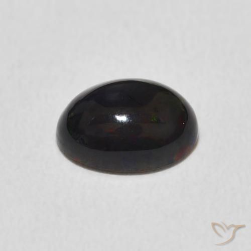 Ópalo Multicolor natural de 0.89 ct, Ovalada, Opaco