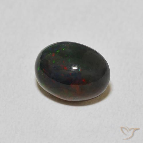 Ópalo Multicolor natural de 1.17 ct, Ovalada, Opaco