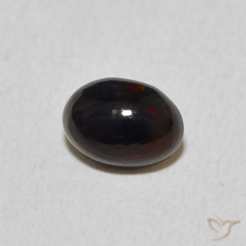 Ópalo Multicolor natural de 0.46 ct, Ovalada, Opaco