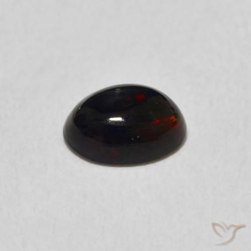 Ópalo Multicolor natural de 0.46 ct, Ovalada, Opaco