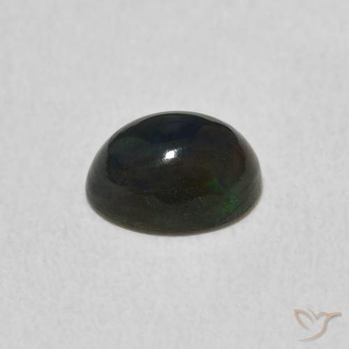 Ópalo Multicolor natural de 0.61 ct, Ovalada, Opaco