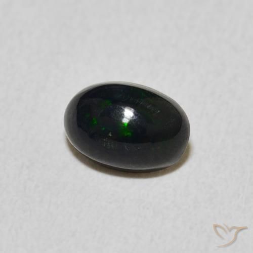 Ópalo Multicolor natural de 0.48 ct, Ovalada, Opaco