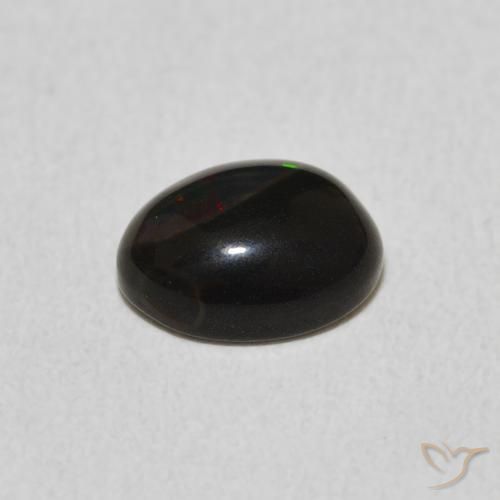 Ópalo Multicolor natural de 0.87 ct, Ovalada, Opaco