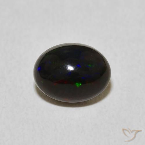 0.86ct Natural Multicolor Ópalo, Ovalada, Opaco