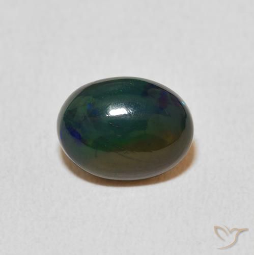 1.14ct Natural Multicolor Ópalo, Ovalada, Opaco