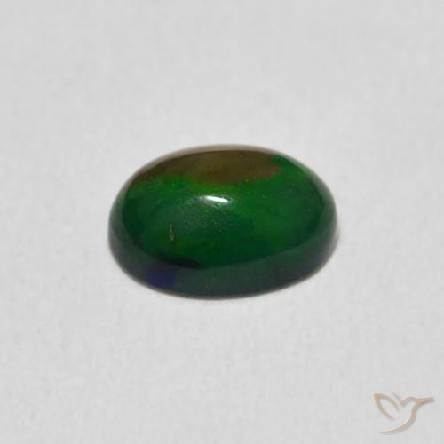 Ópalo Multicolor natural de 0.53 ct, Ovalada, Opaco