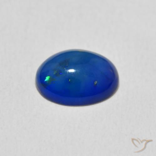 Ópalo Multicolor natural de 1.21 ct, Ovalada, Opaco