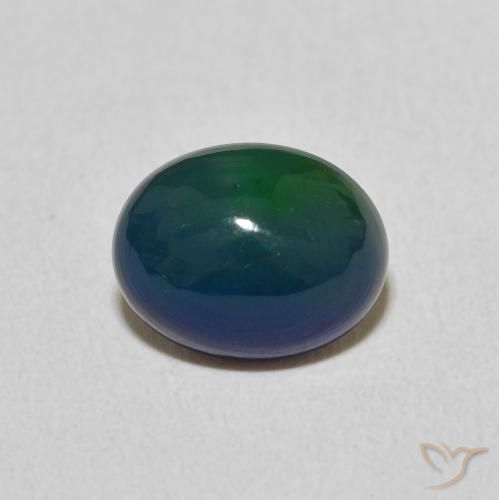 1.72ct Natural Multicolor Ópalo, Ovalada, Opaco