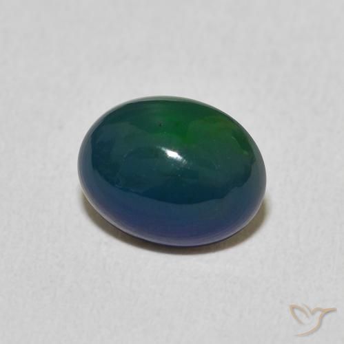 Ópalo Multicolor natural de 1.72 ct, Ovalada, Opaco