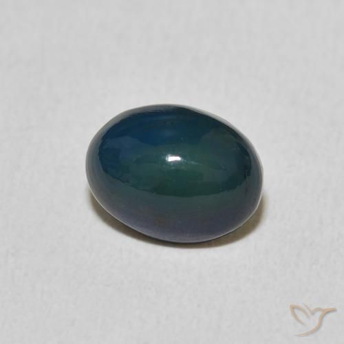 Ópalo Multicolor natural de 1.27 ct, Ovalada, Opaco