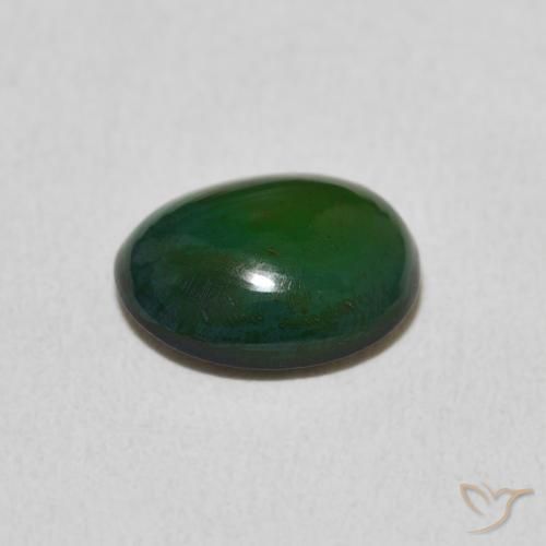 Ópalo Multicolor natural de 1.37 ct, Ovalada, Opaco