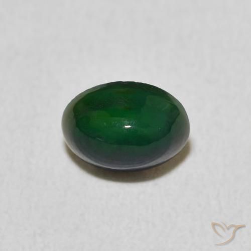 0.60ct Natural Multicolor Ópalo, Ovalada, Opaco