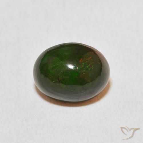 1.96ct Natural Multicolor Ópalo, Ovalada, Opaco
