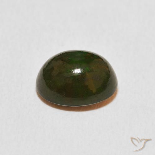 Ópalo Multicolor natural de 1.96 ct, Ovalada, Opaco