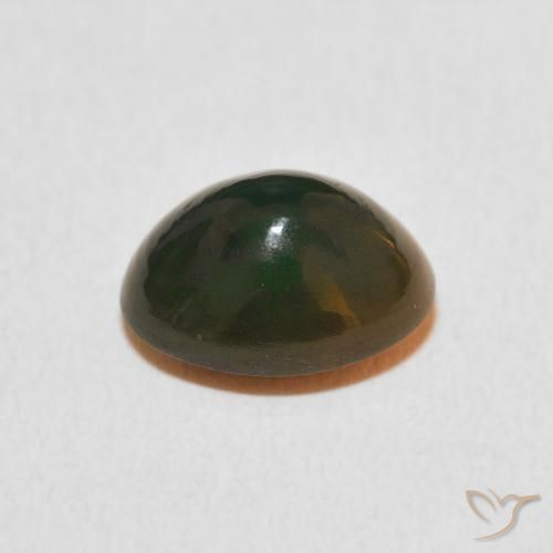Ópalo Multicolor natural de 1.94 ct, Ovalada, Opaco