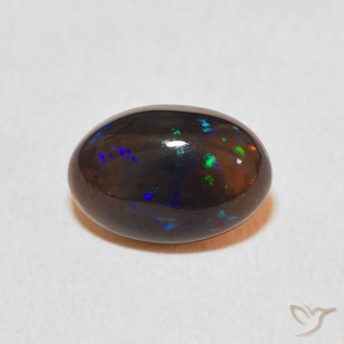 1.82ct Natural Multicolor Ópalo, Ovalada, Opaco