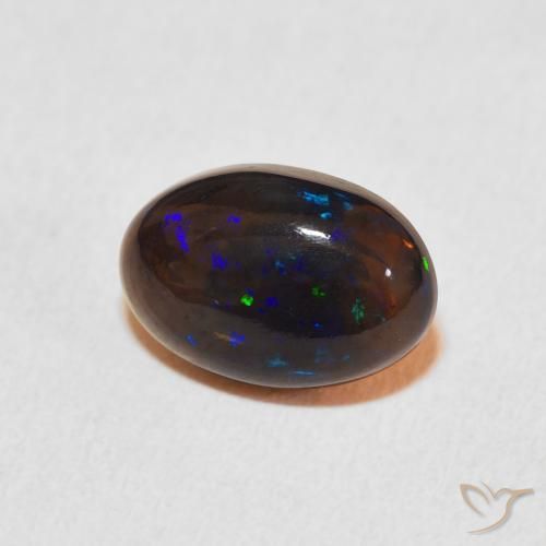 Ópalo Multicolor natural de 1.82 ct, Ovalada, Opaco