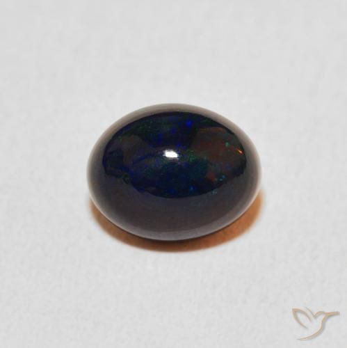 1.26ct Natural Multicolor Ópalo, Ovalada, Opaco