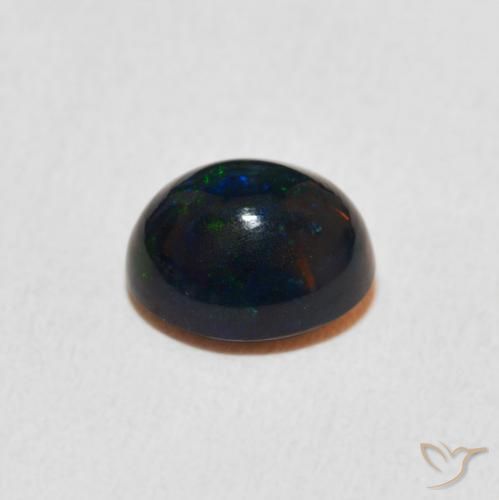 Ópalo Multicolor natural de 1.26 ct, Ovalada, Opaco