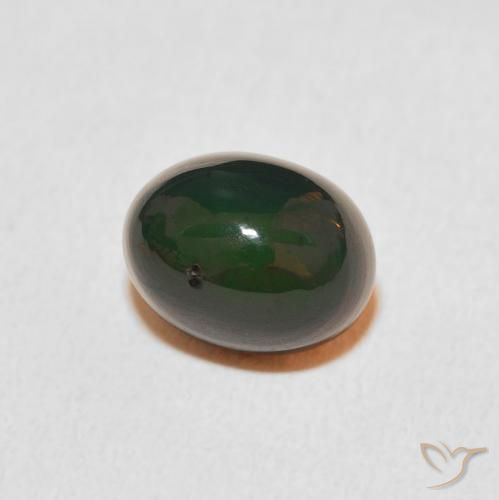 Ópalo Multicolor natural de 1.73 ct, Ovalada, Opaco