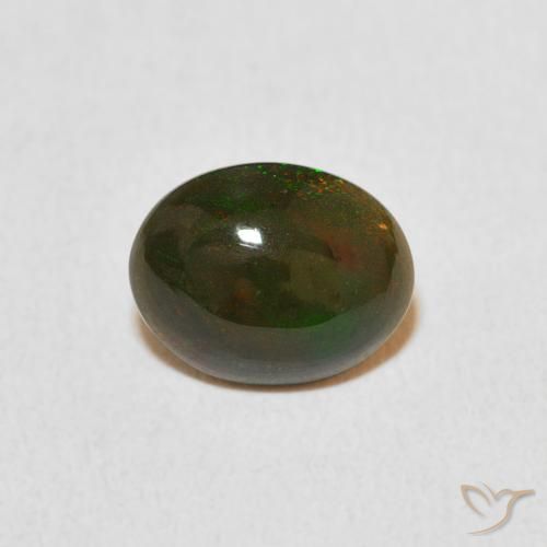1.03ct Natural Multicolor Ópalo, Ovalada, Opaco