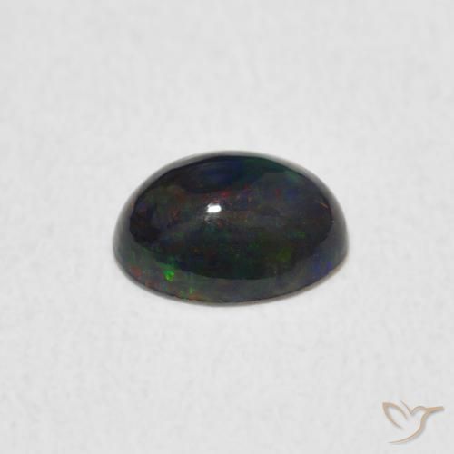 Ópalo Multicolor natural de 0.46 ct, Ovalada, Opaco