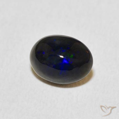 Ópalo Multicolor natural de 0.82 ct, Ovalada, Opaco
