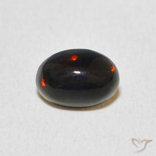 0.42ct Natural Multicolor Ópalo, Ovalada, Opaco