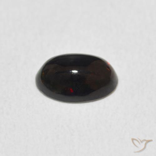 Ópalo Multicolor natural de 0.42 ct, Ovalada, Opaco