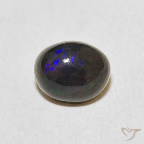 0.91ct Natural Multicolor Ópalo, Ovalada, Opaco