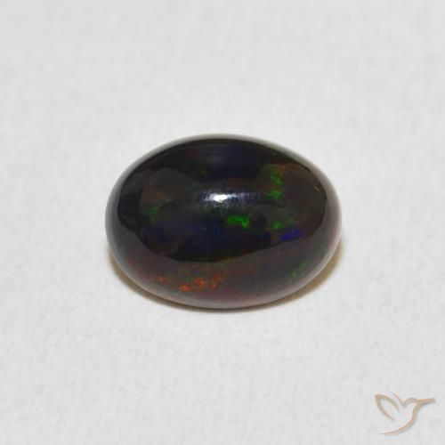 0.77ct Natural Multicolor Ópalo, Ovalada, Opaco, Photo A