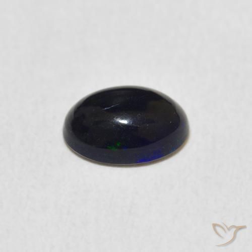 Ópalo Multicolor natural de 0.51 ct, Ovalada, Opaco