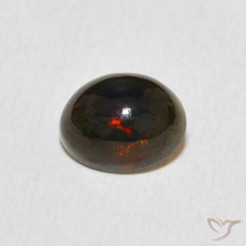 0.66ct Natural Multicolor Ópalo, Ovalada, Opaco