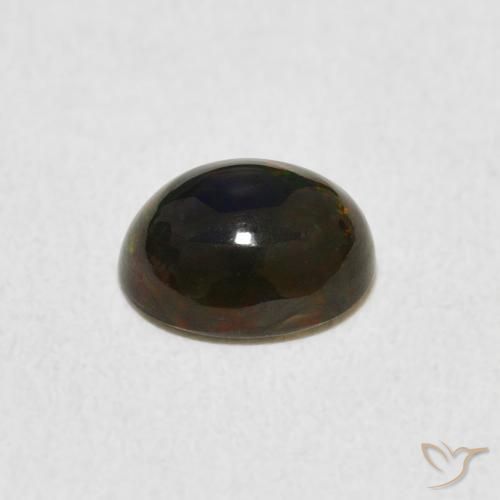 Ópalo Multicolor natural de 0.66 ct, Ovalada, Opaco