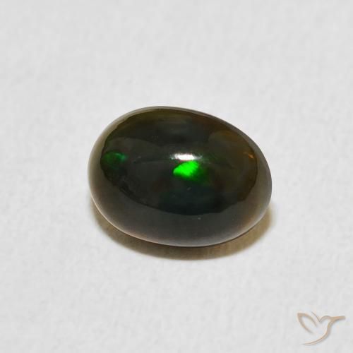 Ópalo Multicolor natural de 0.73 ct, Ovalada, Opaco