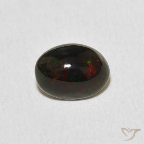 0.64ct Natural Multicolor Ópalo, Ovalada, Opaco, Photo A