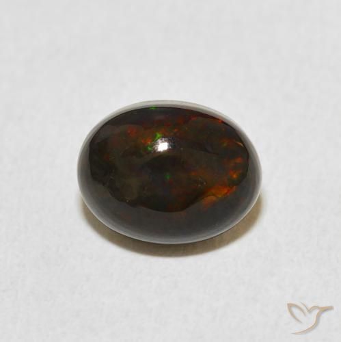 1.39ct Natural Multicolor Ópalo, Ovalada, Opaco
