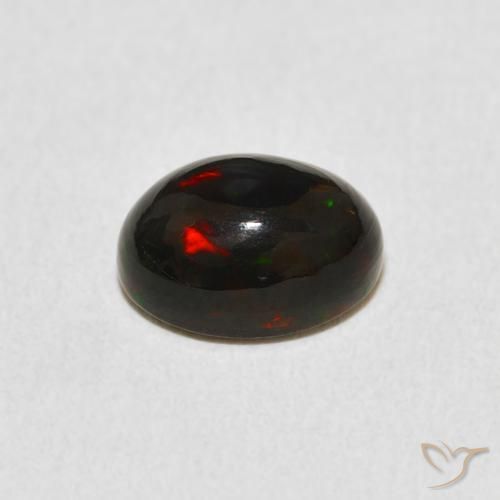 Ópalo Multicolor natural de 1.45 ct, Ovalada, Opaco