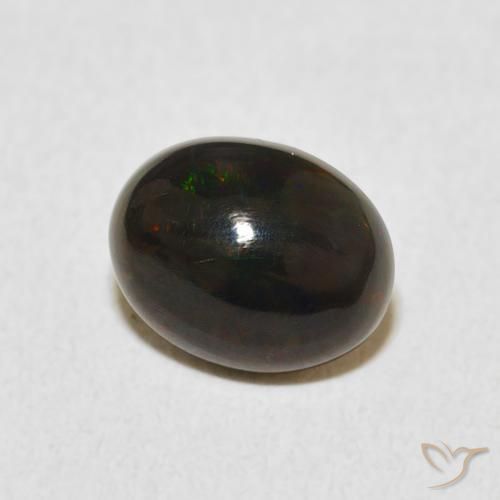 Ópalo Multicolor natural de 1.06 ct, Ovalada, Opaco