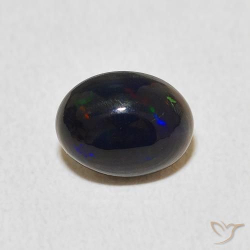 0.73ct Natural Multicolor Ópalo, Ovalada, Opaco