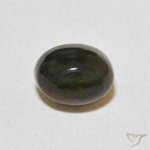 1.29ct Natural Multicolor Ópalo, Ovalada, Opaco
