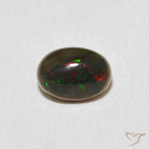 0.60ct Natural Multicolor Ópalo, Ovalada, Opaco, Photo A