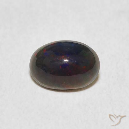 0.56ct Natural Multicolor Ópalo, Ovalada, Opaco