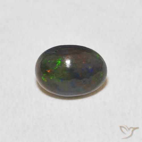 0.48ct Natural Multicolor Ópalo, Ovalada, Opaco