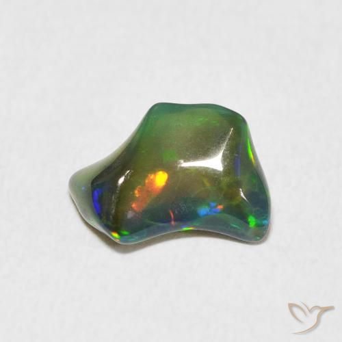 1.66ct Natural Multicolor Ópalo, Elegante, Opaco