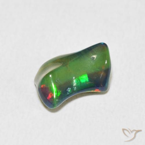Ópalo Multicolor natural de 1.66 ct, Elegante, Opaco