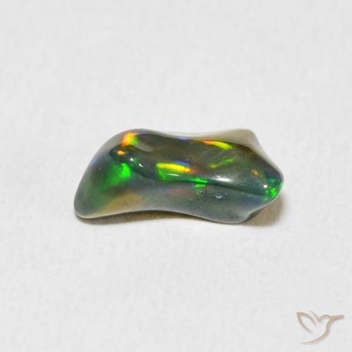Ópalo Multicolor natural de 1.66 ct, Elegante, Opaco