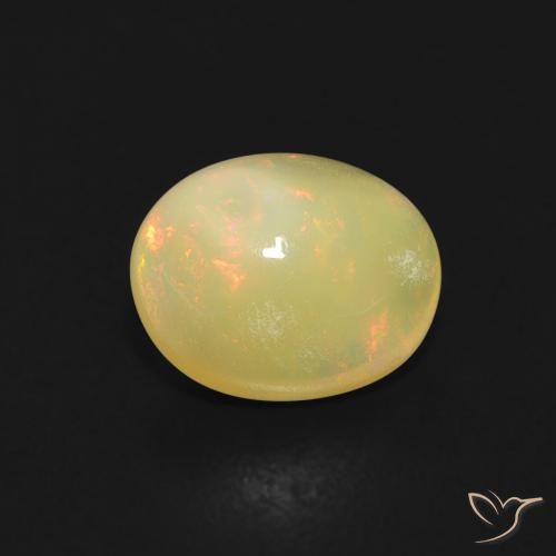0.74ct Natural Multicolor Ópalo, Ovalada, Transparente