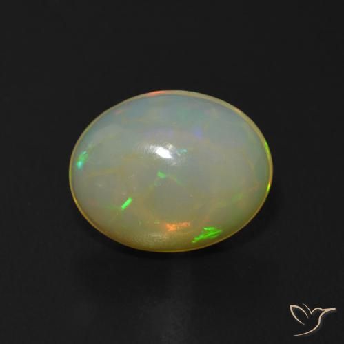 1.71ct Natural Multicolor Ópalo, Ovalada, Transparente, Photo A